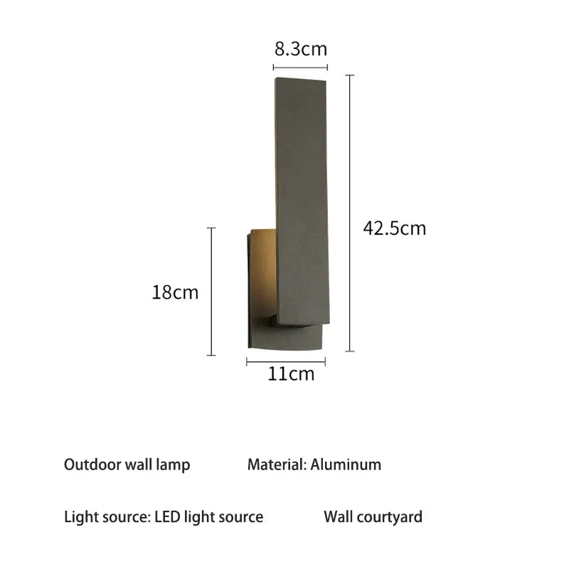 Luminara - Candeeiro de Parede Elegante e Resistente ao Tempo