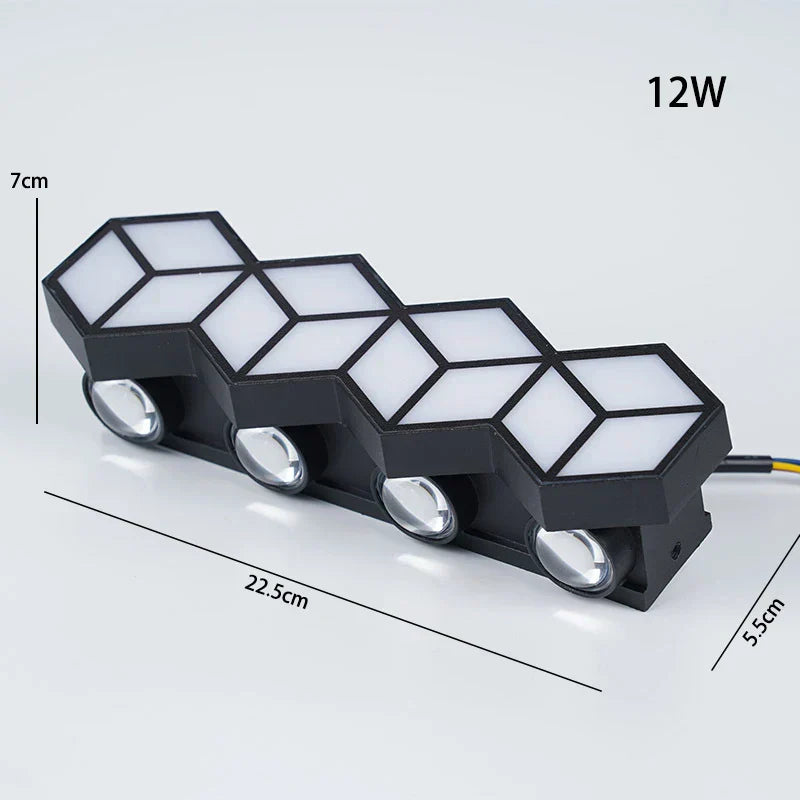 LumiWall - Waterproof LED Outdoor Lamp – Weather-Resistant Lighting for Gardens & Terraces