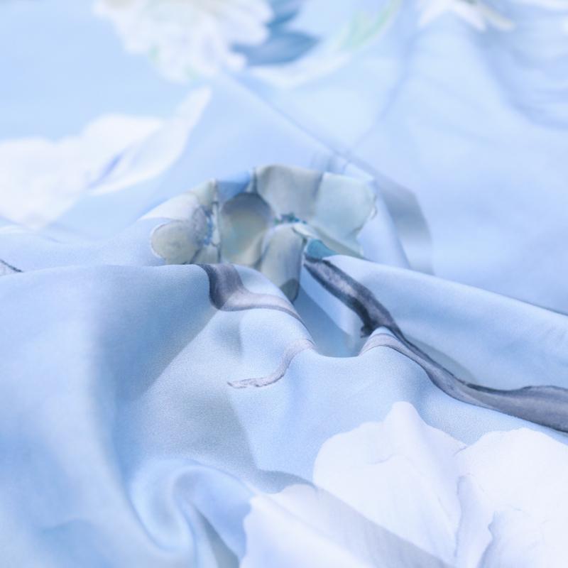 Set Copripiumino Blue Solaire (Cotone Egiziano)
