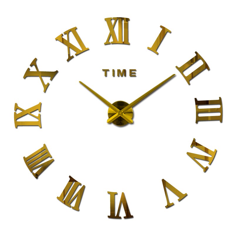 Reloj de pared 3D moderno para hacer tú mismo