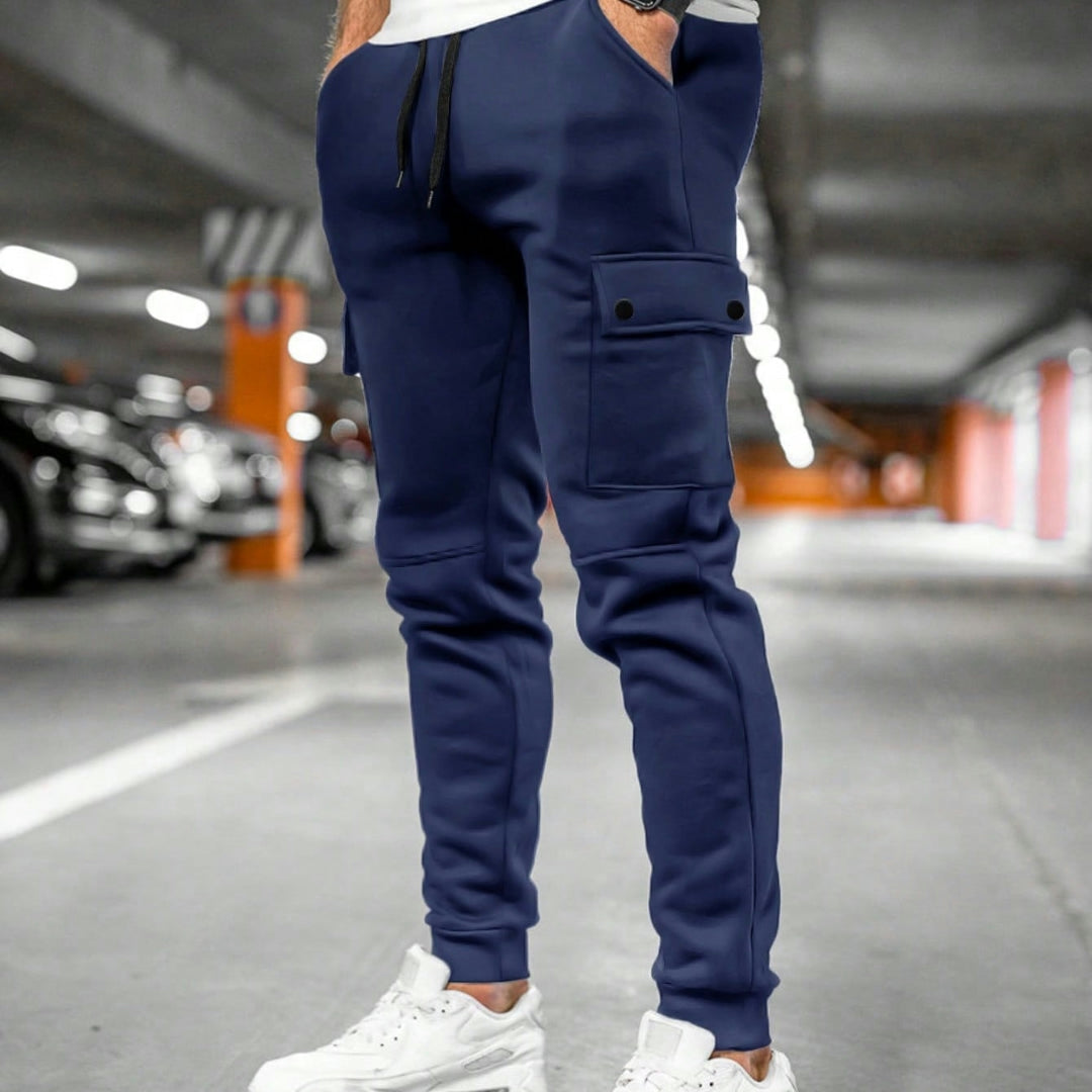 Pantaloni Jogger Uomo Slim Fit Sportivi Casual con Elastico
