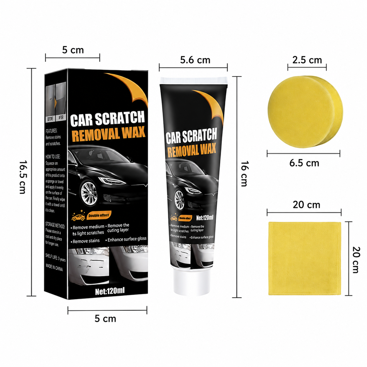 Graffi Auto Paste Polishing Wax Body Paint