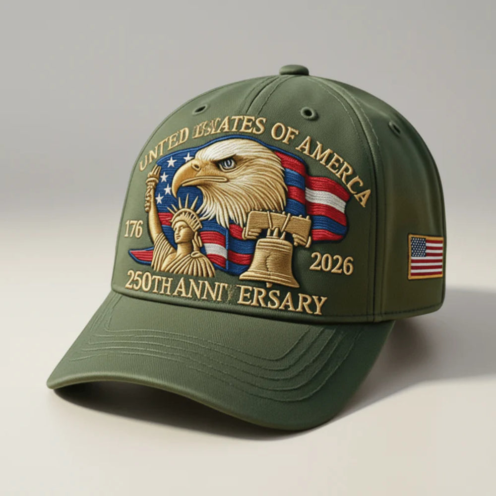 Cap Adjustable Baseball Patriotic Eagle Casual Outdoor