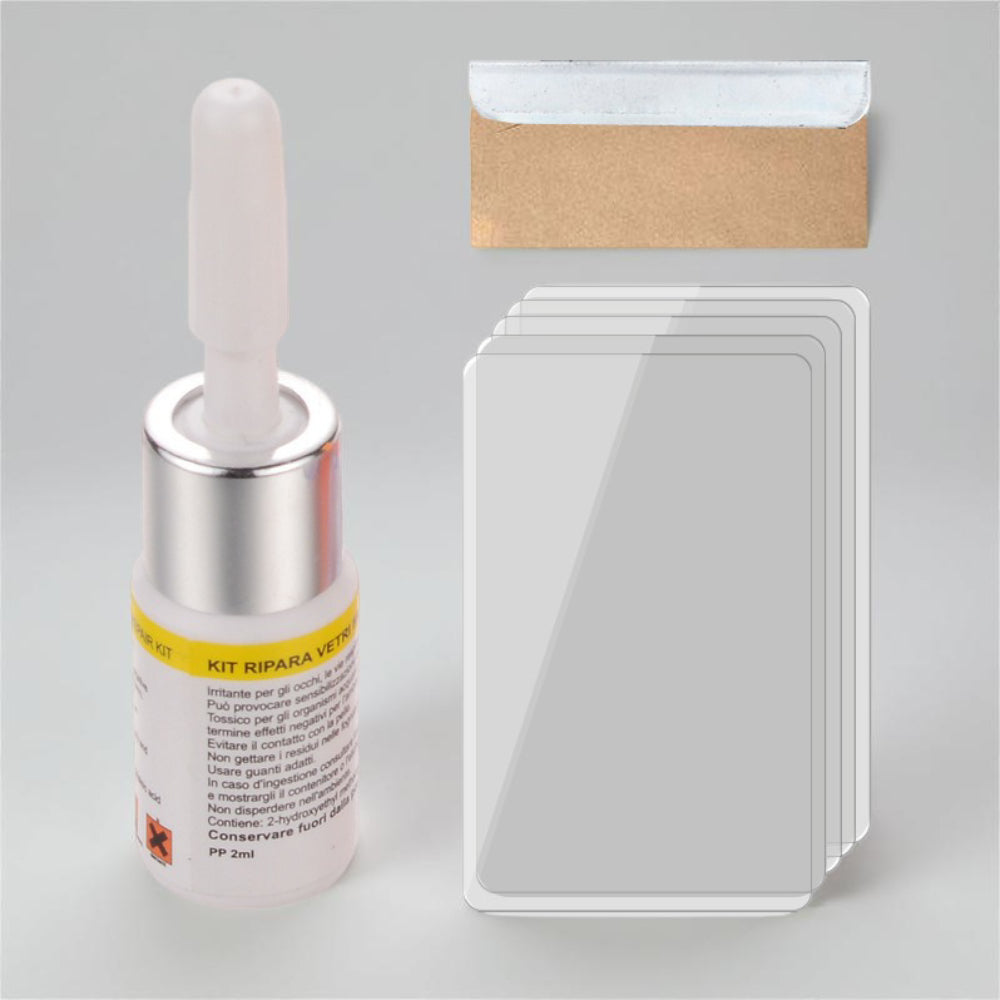 Conjunto de Reparação de Vidro de Ecrã de Telemóvel Transparente