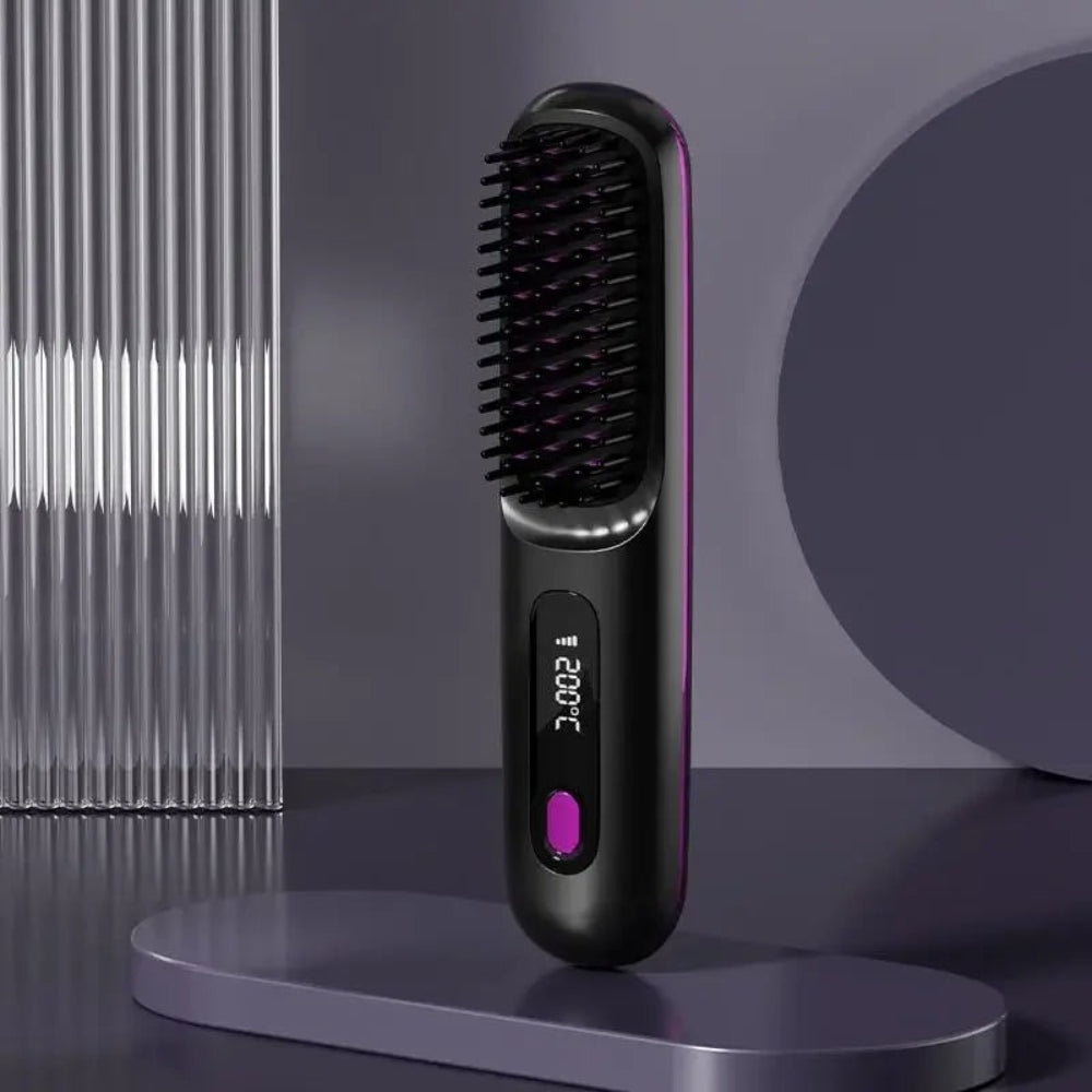 Piastra Capelli Wireless Portatile USB Styling Liscio Rapido