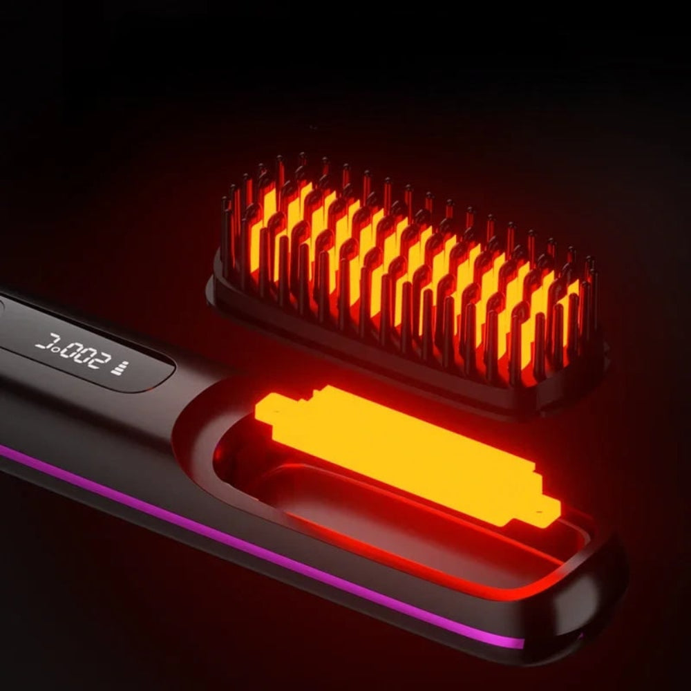 Piastra per capelli wireless portatile USB per styling liscio rapido