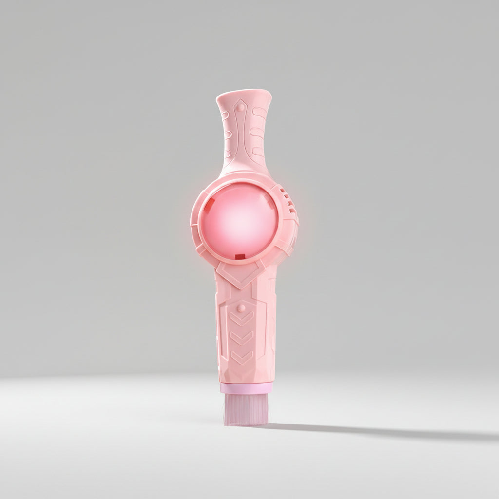 Máquina de Soprar Bolhas Fumo Luz Mágica Interior Exterior Jogo