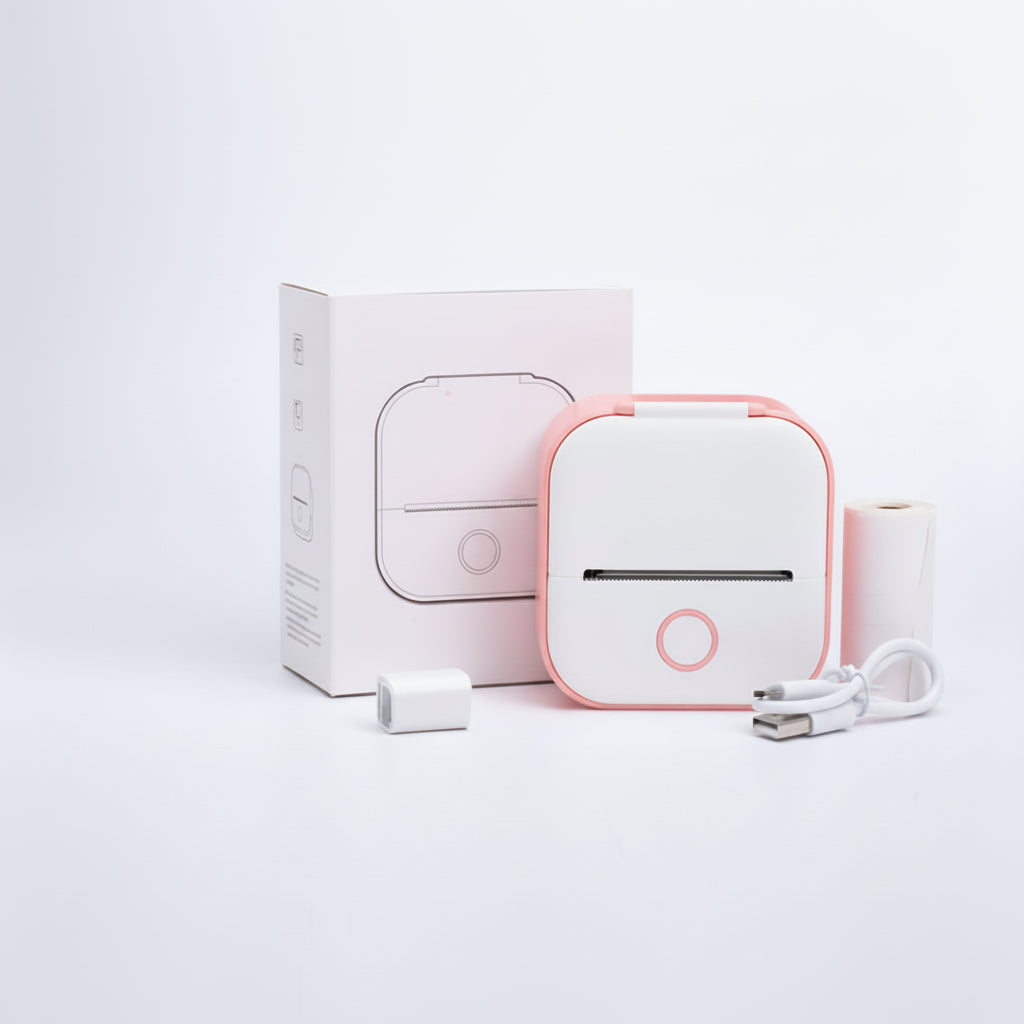 Portable Thermal Printer Inkless Photo Stickers