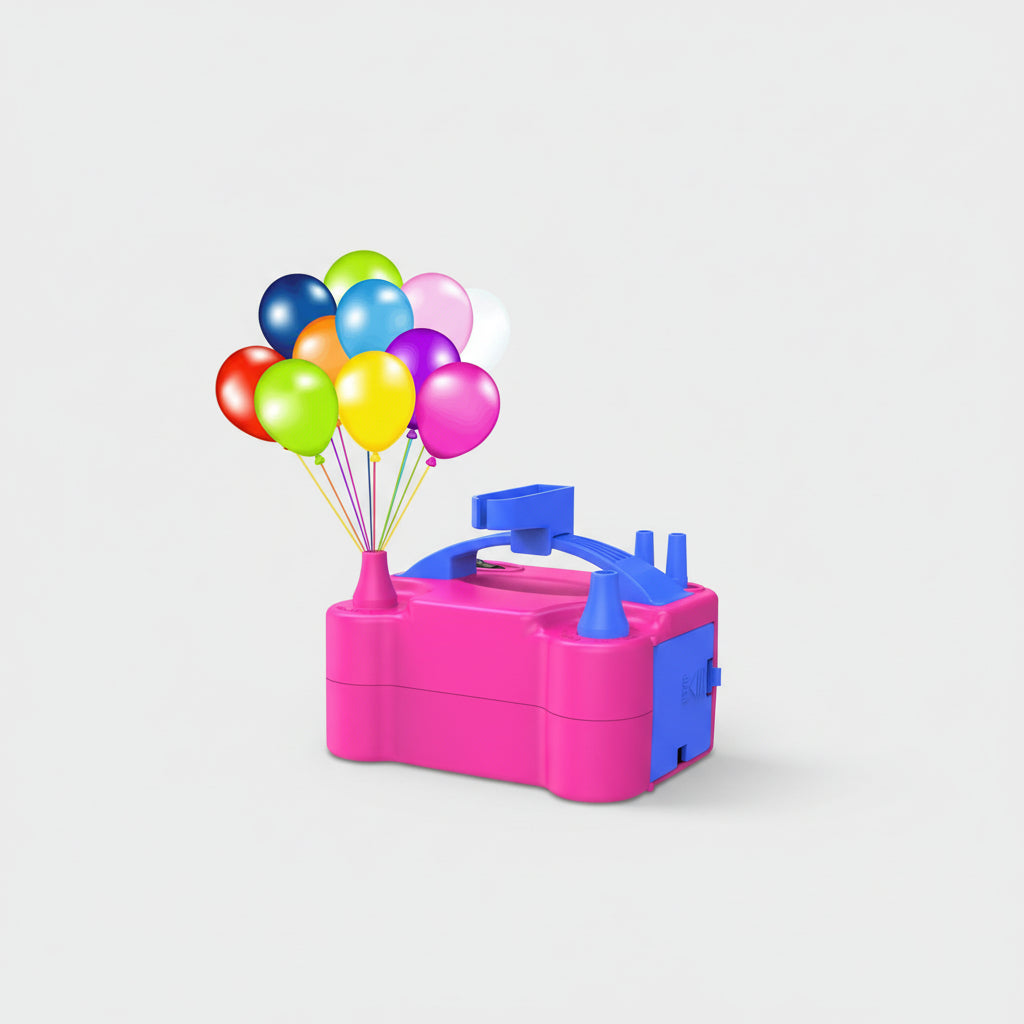 Electric Double Nozzle Balloon Pump Fast Party Decoration