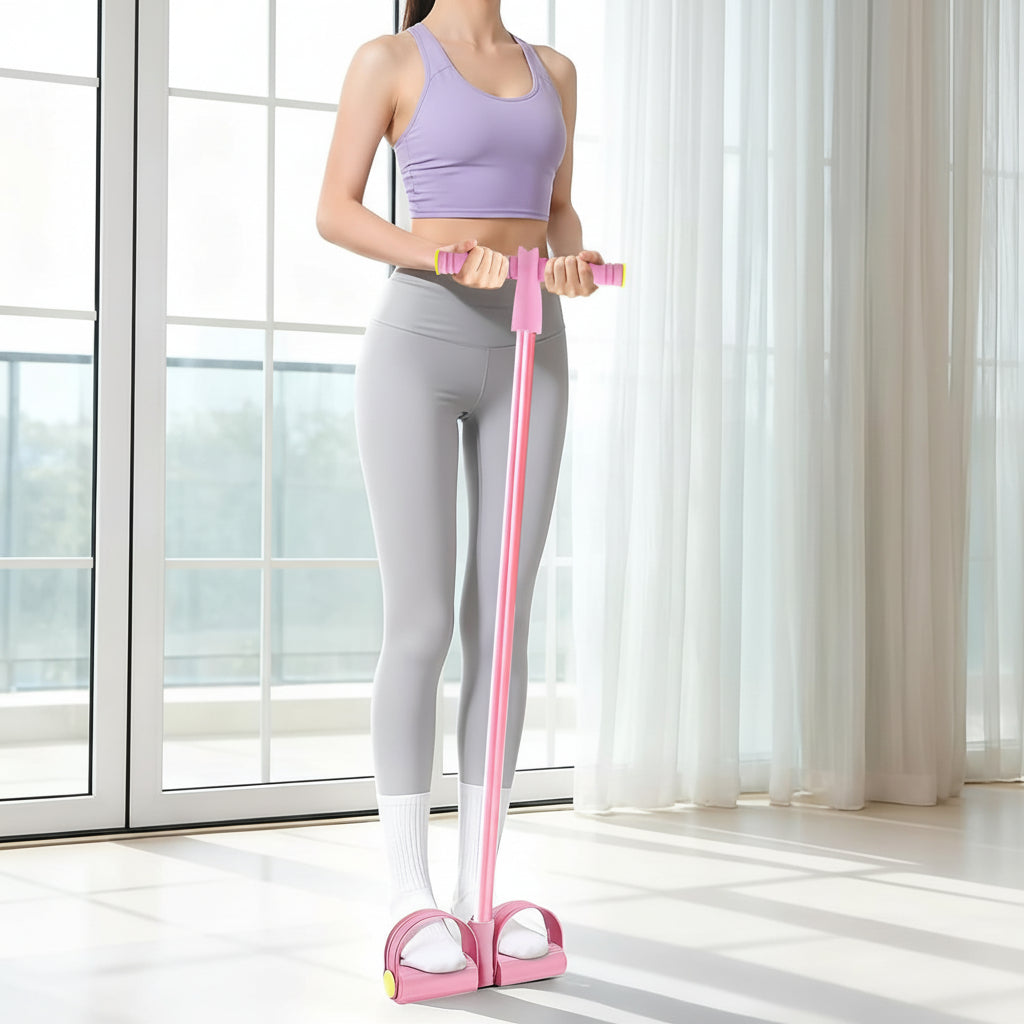 Fitness Band Resistance Pedals Full Body Training Home