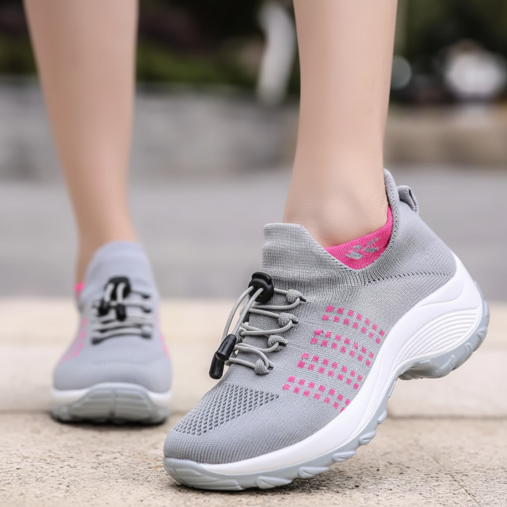 Womens Orthopedic Breathable Comfort Fit Sneakers Sports Shoes