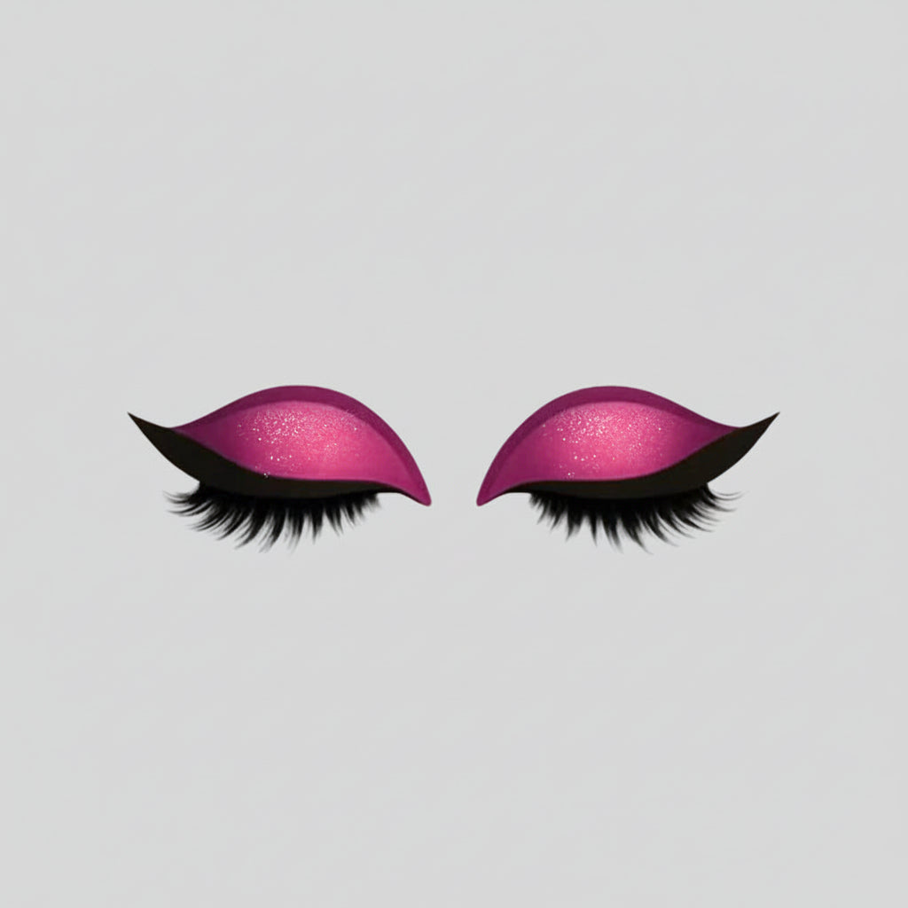 3-In-1 Eye Makeup Stickers Eyeshadow Eyeliner False Eyelashes