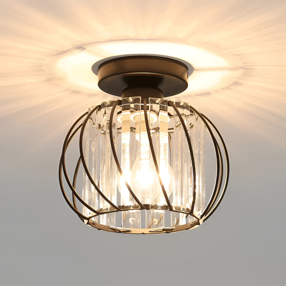 Plafondlamp Glas Moderne Metaal Plafondverlichting Woonkamer Hal