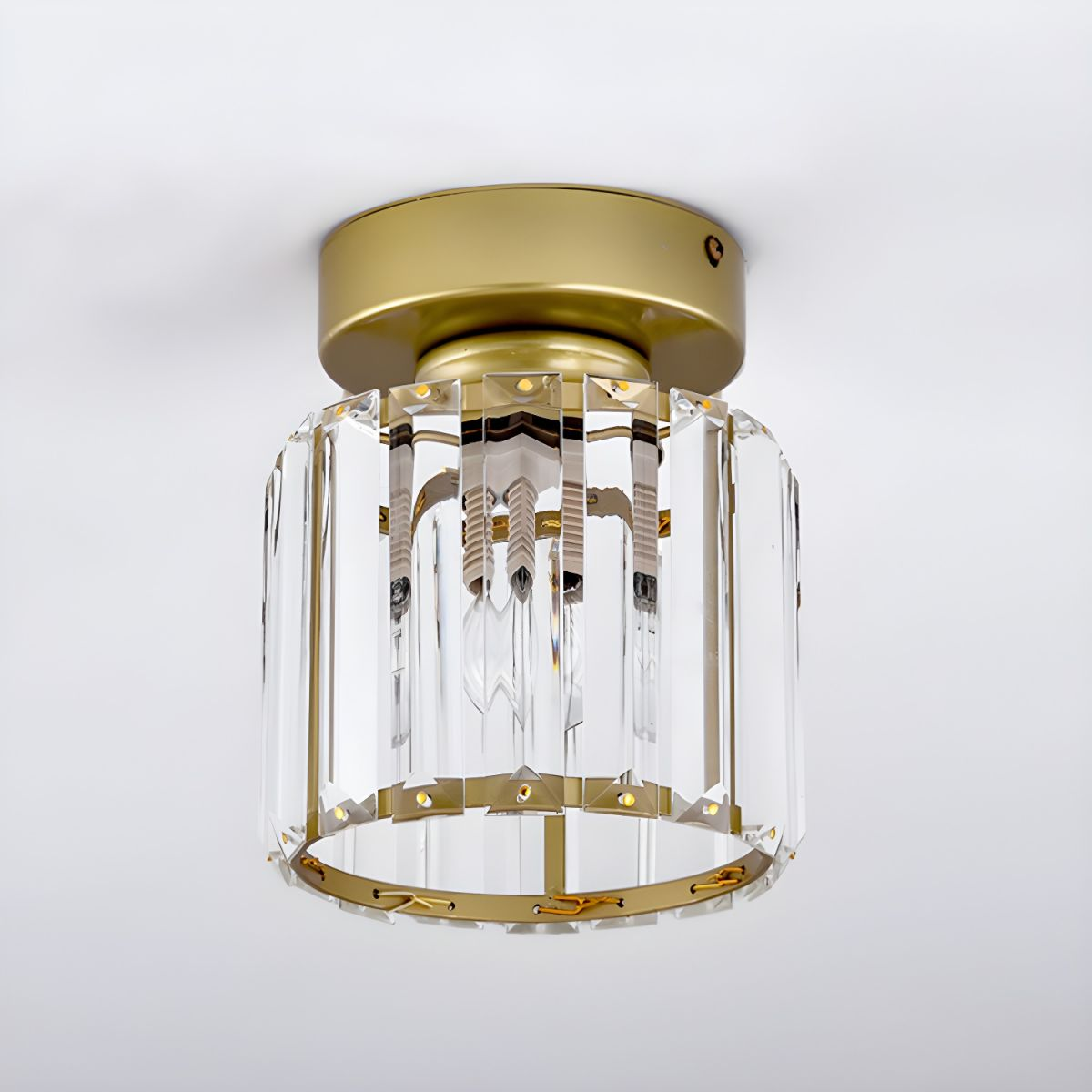 Ceiling Lamp Crystal Modern Brass Ceiling Lighting Hall Living Room