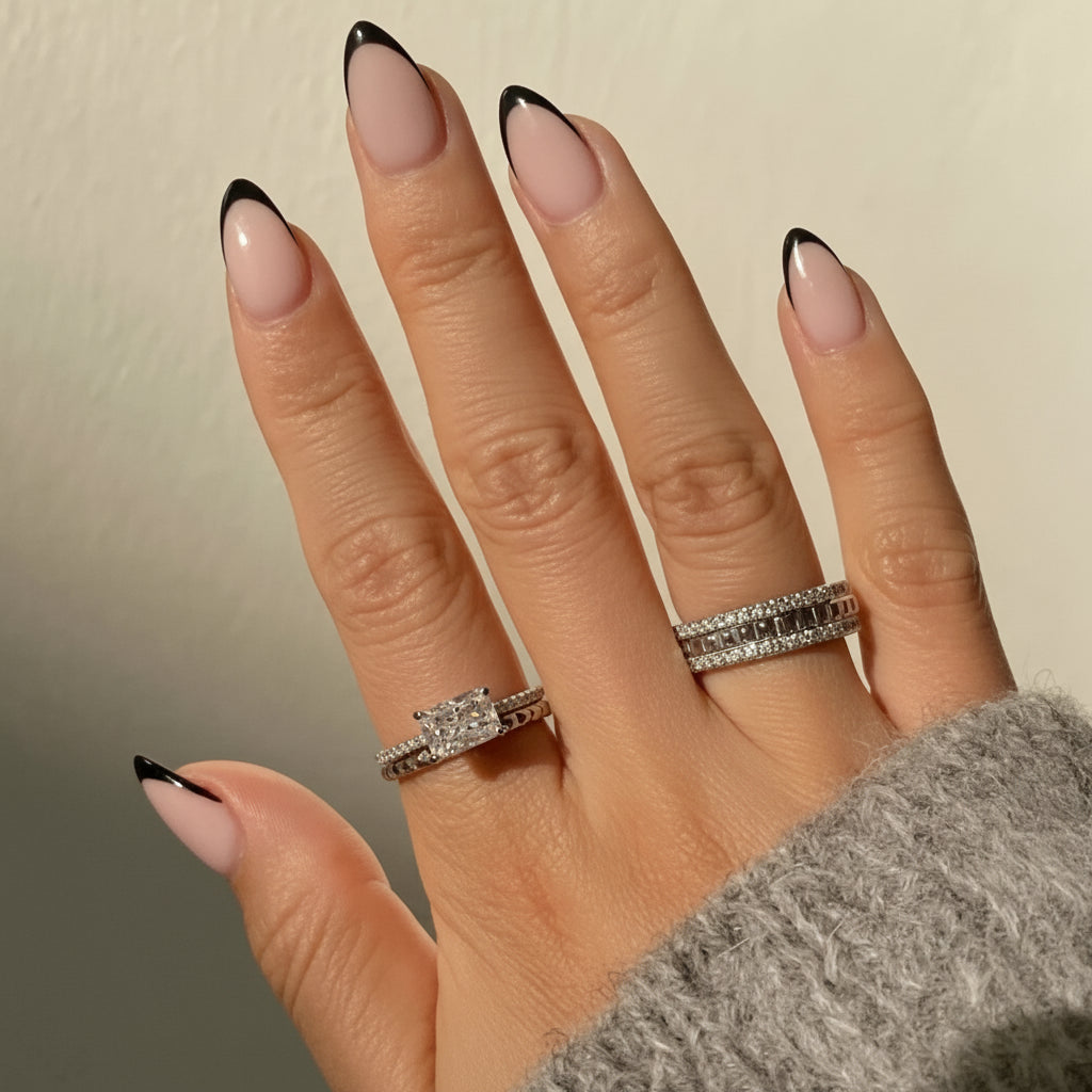 Anello Impilabile Elegante Pavé Argento Sterling 925