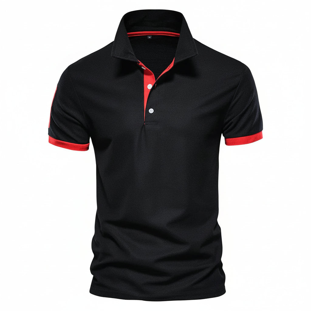 Mens Polo Shirt Classic Casual Neat Use