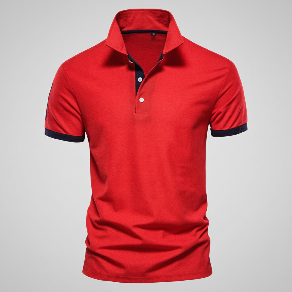 Mens Polo Shirt Classic Casual Neat Use