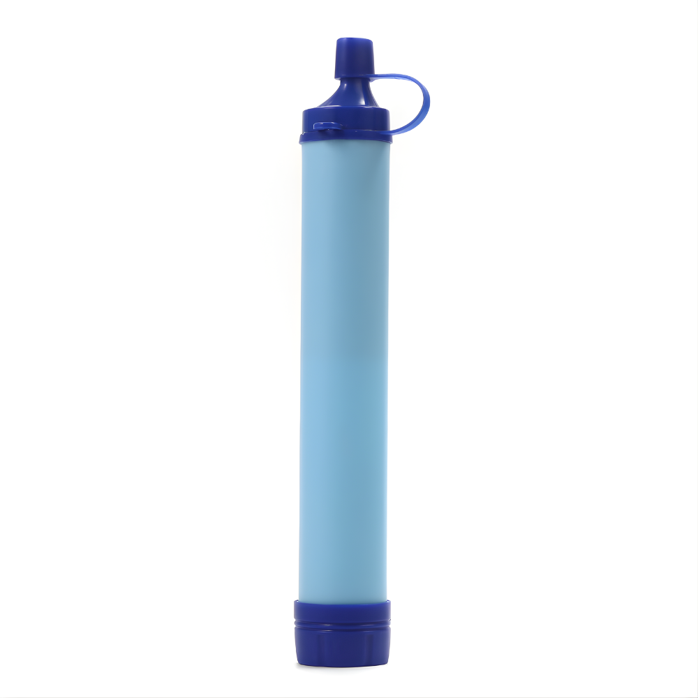 Portable Water Filter Straw for Outdoor Survival Hiking Camping 0