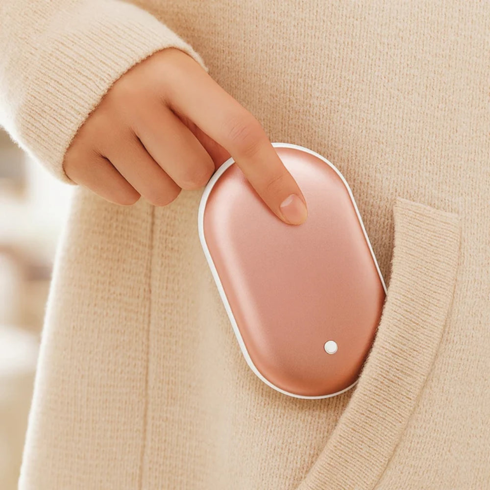 Powerbank Hand Warmer Rechargeable Portable 2-in-1 Device