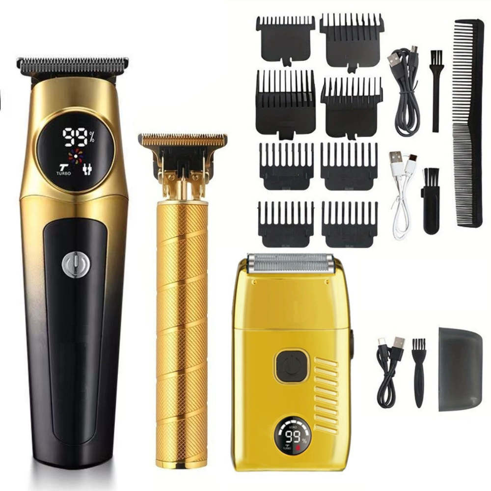 Professional Hair Clipper Powerful Motor Versatile Attachments