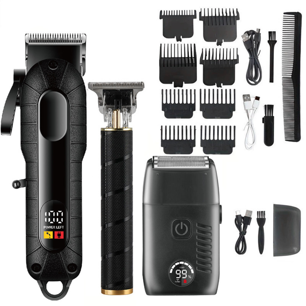 Professional Hair Clipper Powerful Motor Versatile Attachments