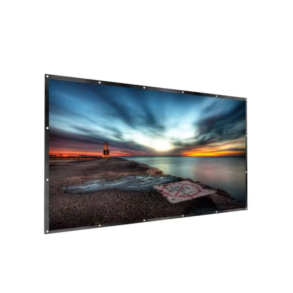 Projector Screen 16:9 Wall Mount Home Theater