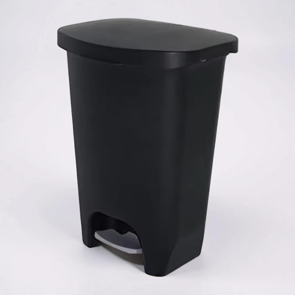 Trash Can Pedal Lid Kitchen Waste Bin Rectangular Garbage Bin
