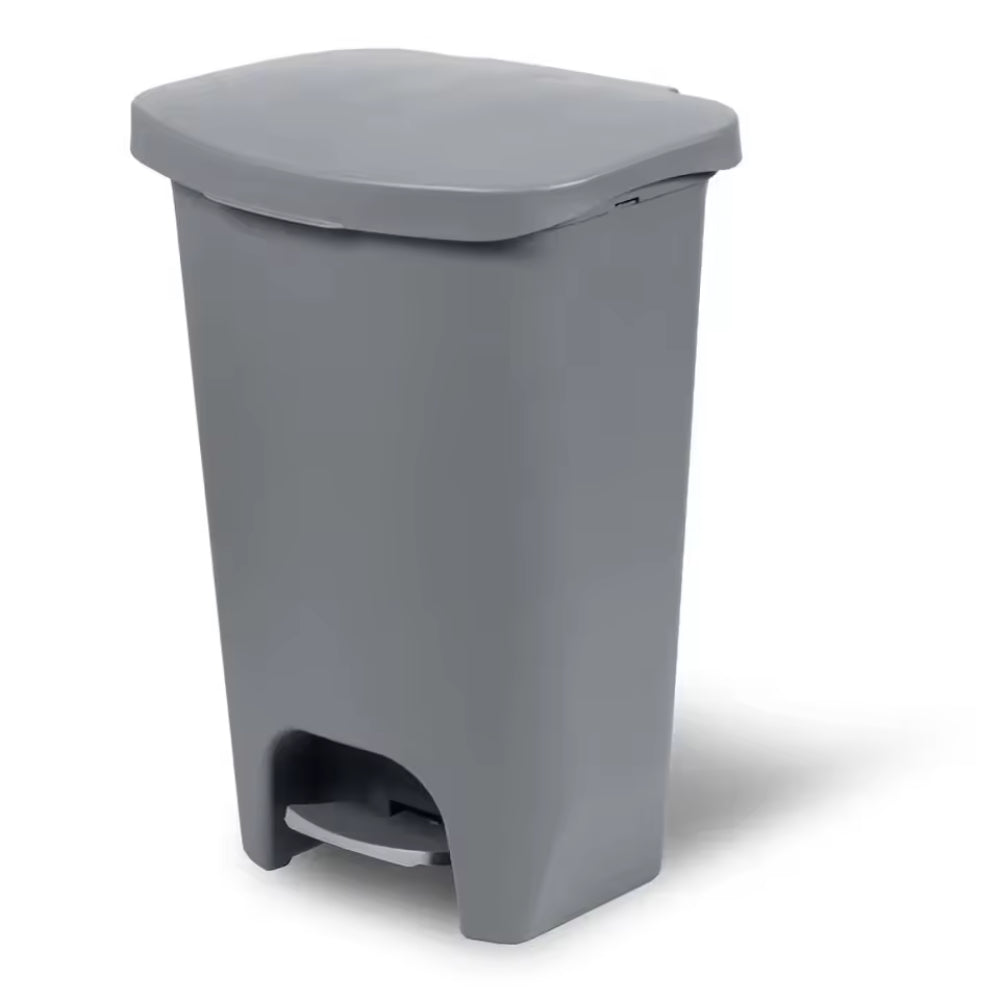 Trash Can Pedal Lid Kitchen Waste Bin Rectangular Garbage Bin