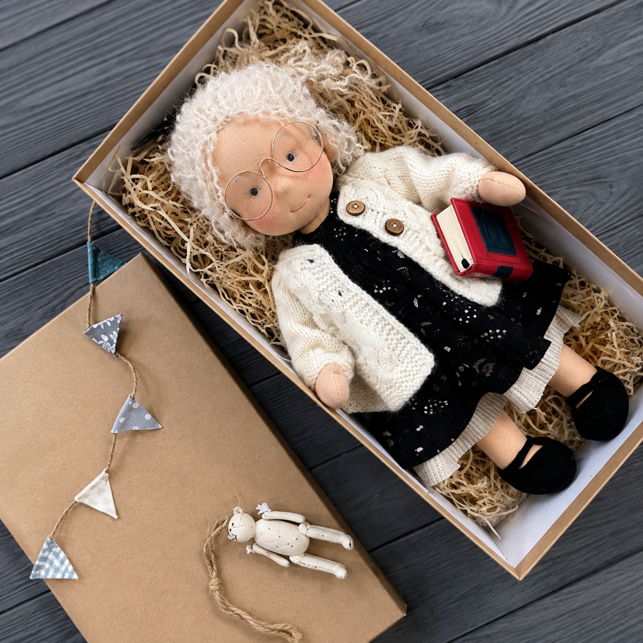 Pupazzo Di Stoffa Bambini Waldorf Giocattolo Morbido