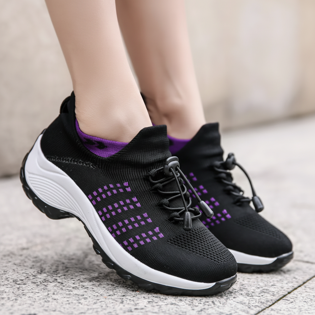 Womens Orthopedic Breathable Comfort Fit Sneakers Sports Shoes