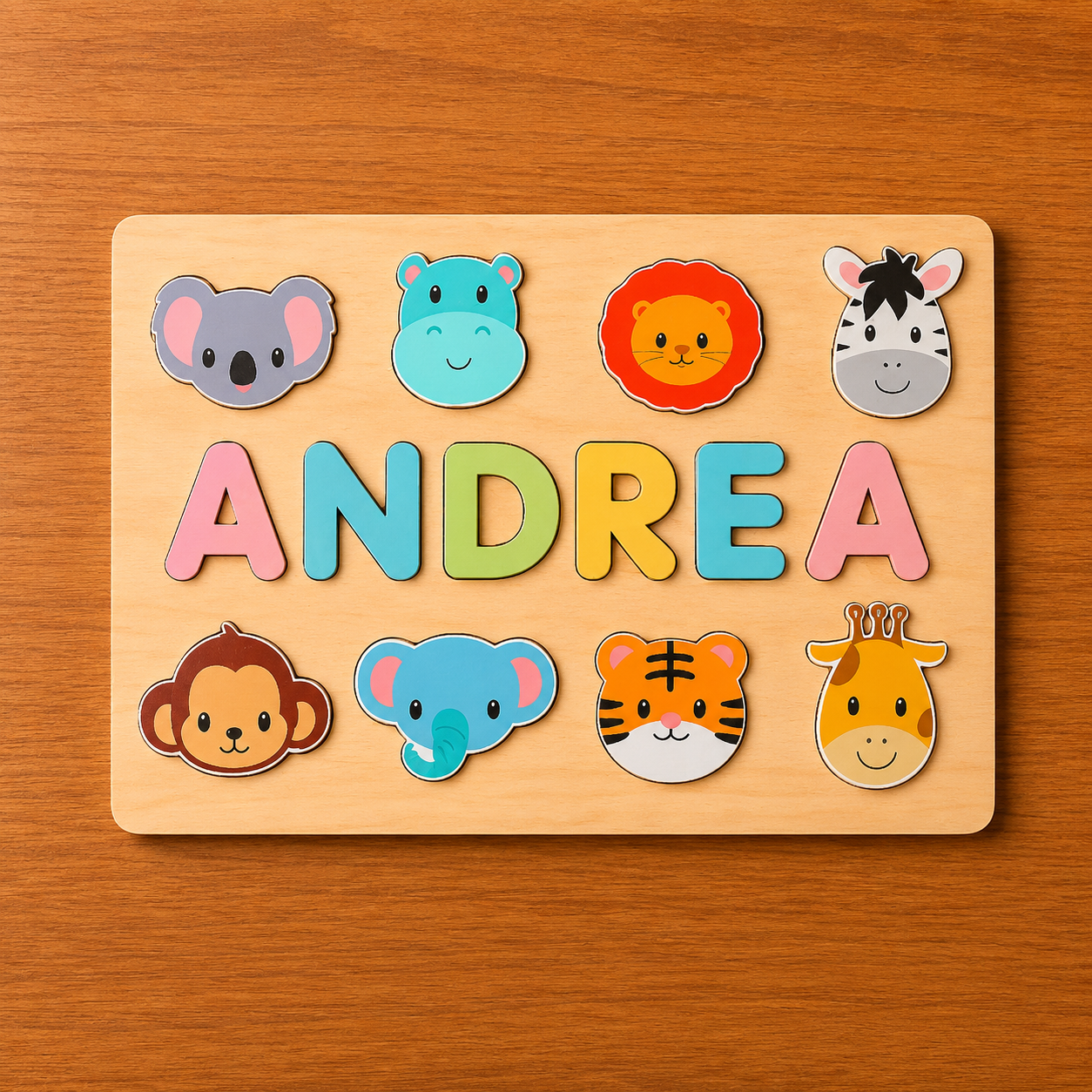 Puzzle in Legno Personalizzato Compleanno Gioco Educativօ