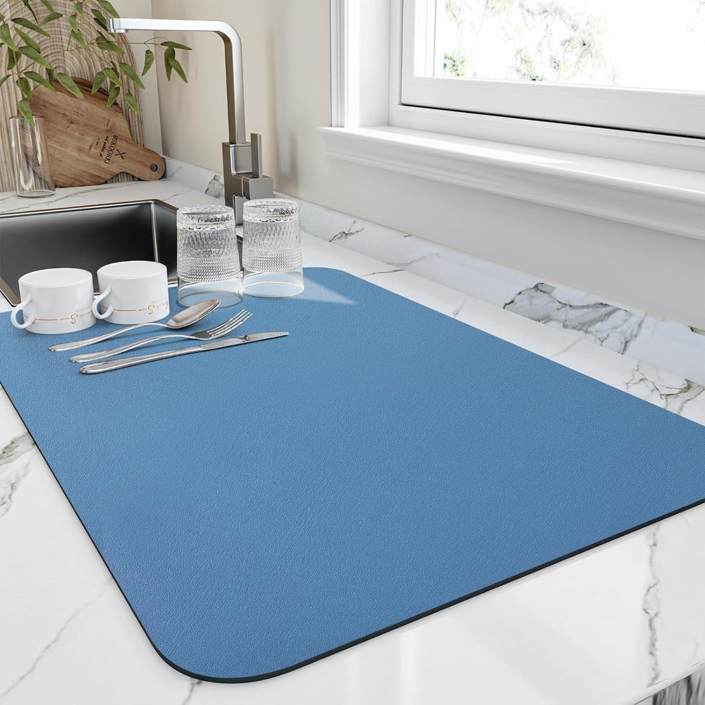 Quick-Drying Kitchen Drying Mat Highly Absorbent Diatomaceous Earth 2