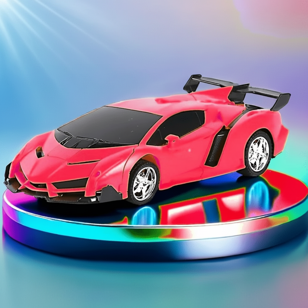 Toy Car Remote Controlled Robot Car Transformation LED