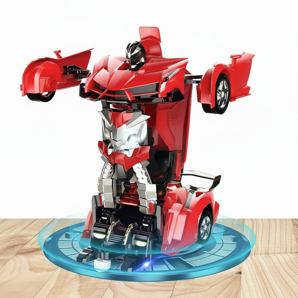 Toy Car Remote Controlled Robot Car Transformation LED