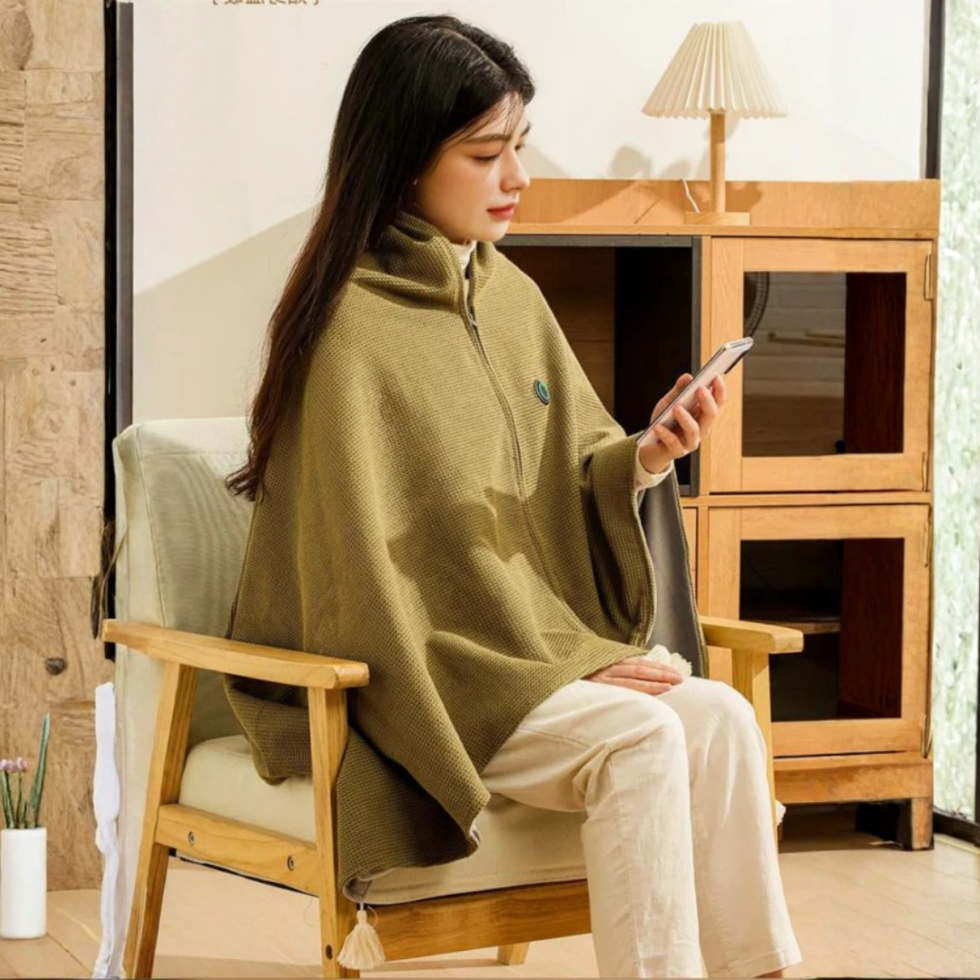 Electric Heating Blanket Portable Soft Warm Cover Indoor Outdoor