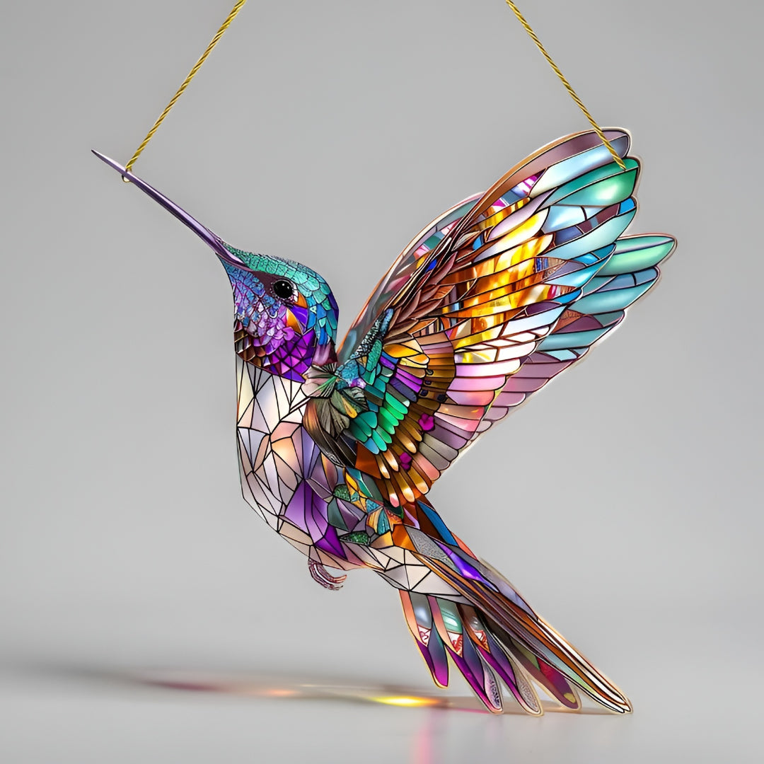 Decorazione Finestra Uccello Suncatcher Appendere Giardino Casa