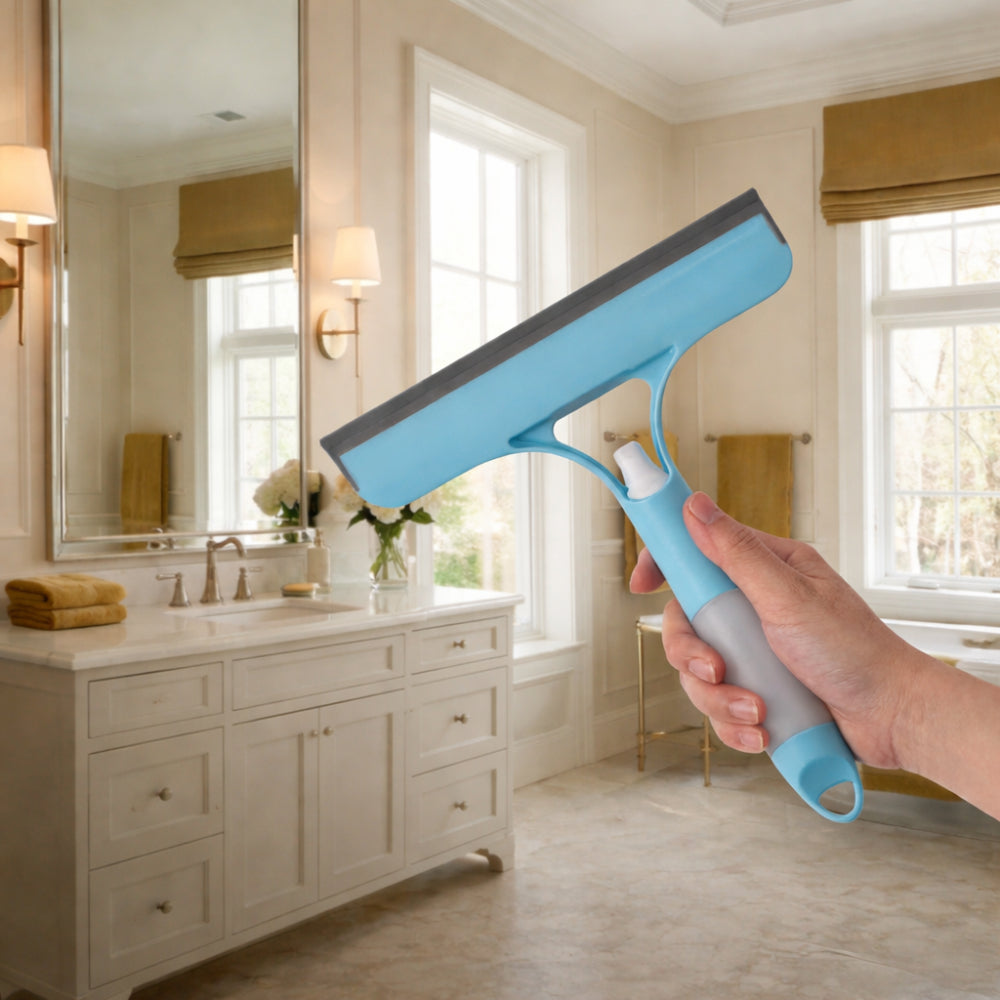Window Cleaner Spray Squeegee Glass Cleaning Tool