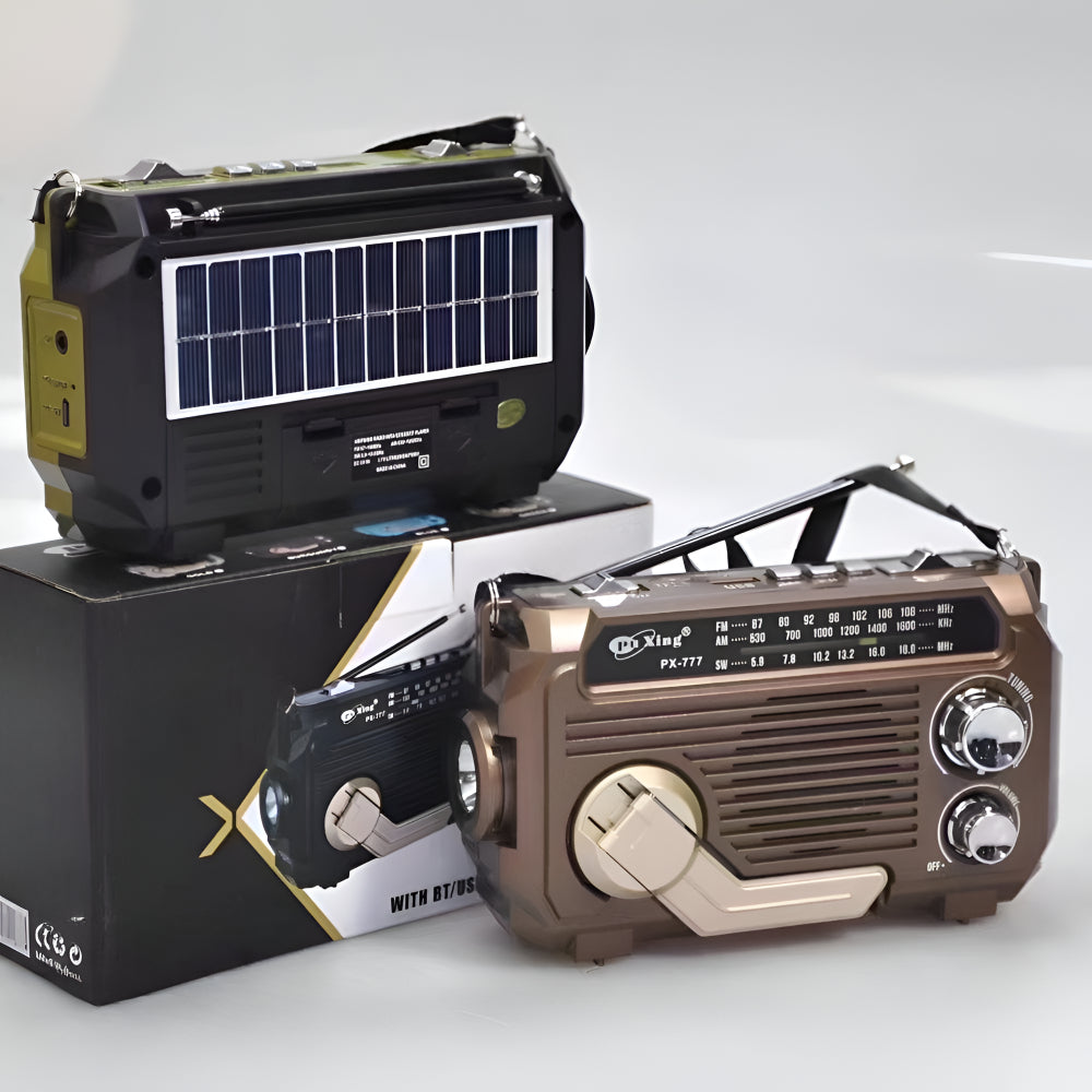 Radio Draagbaar Solar Radio Bluetooth Nood Radio Multifunctioneel