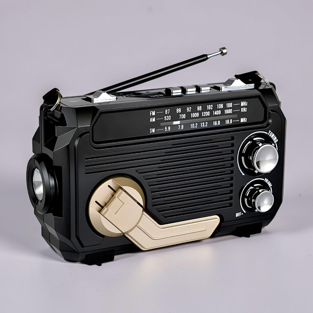 Radio portatile solare Radio Bluetooth Radio di emergenza multifunzionale