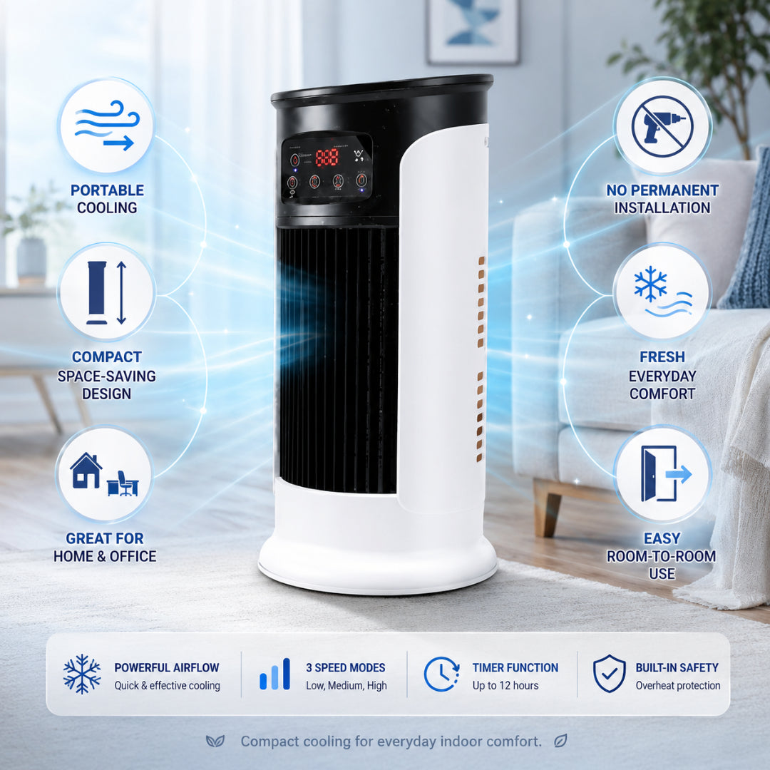 Compact Portable Air Conditioner Cooling for Home