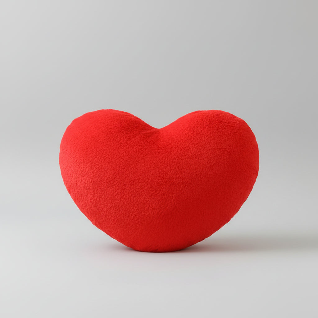 Heart Shaped Decorative Pillow Soft Polyester Cushion Sofa Bed