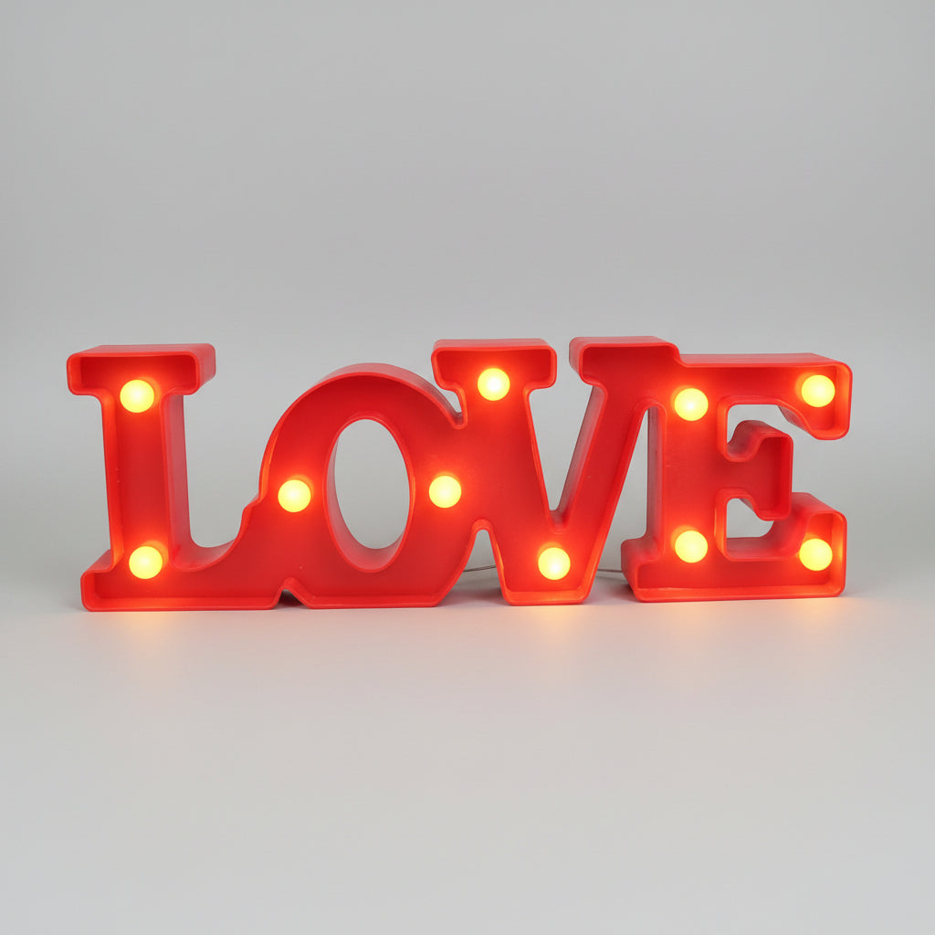 LED Love Lighting Atmospheric Decoration Battery Powered
