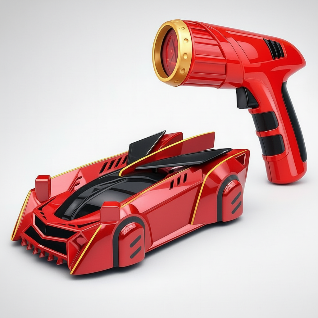 Carro RC Muro Controlado por Laser Brinquedo Anti Gravidade