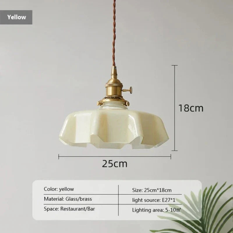 ArtisanGlow - Lampada a sospensione in ottone per un aspetto senza tempo