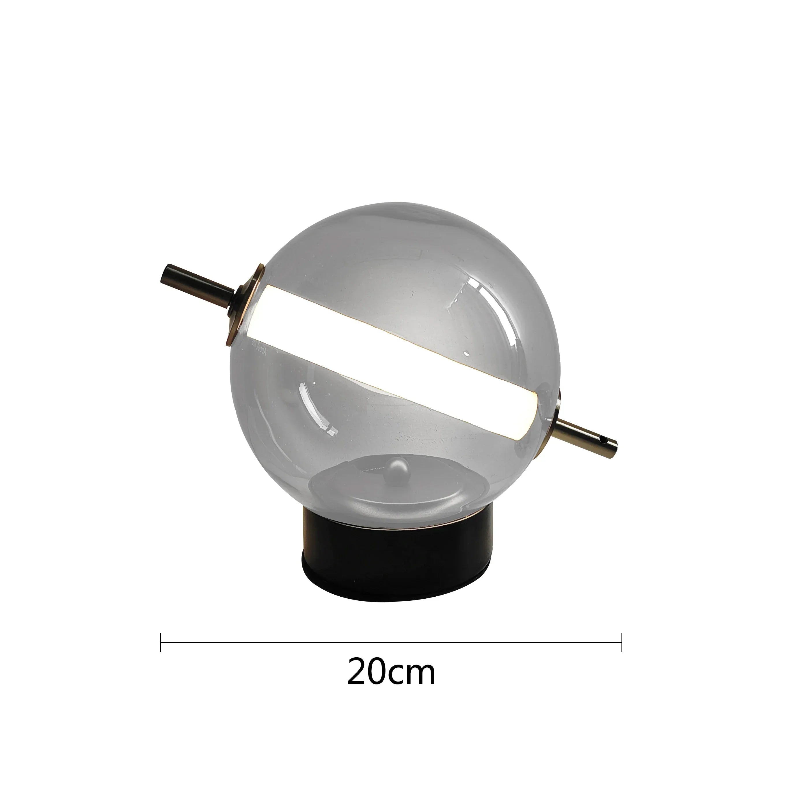 RetroGlass - Vintage Table Lamp with LED Lighting for Atmospheric Accents