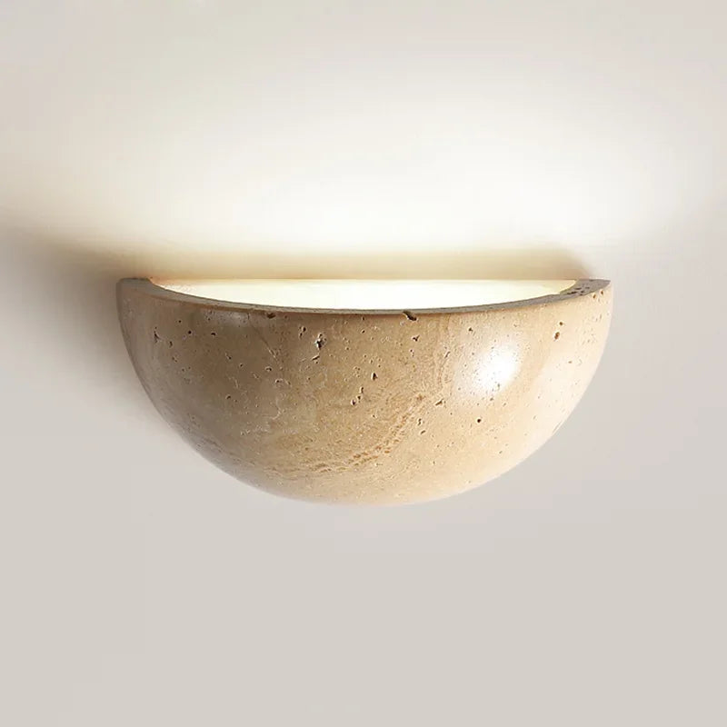 PolarArc - Natural Stone Wall Lamp
