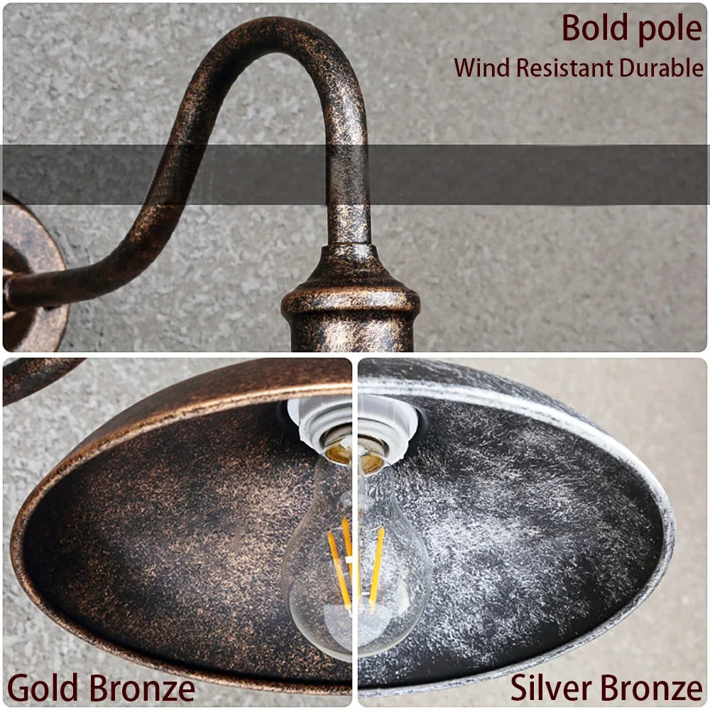 Luminoir Klassiek - Waterbestendige Vintage-Wandlamp