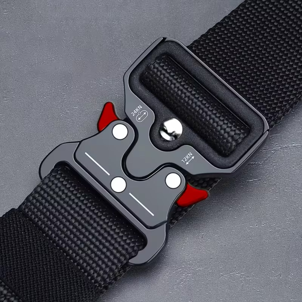 Hiking Belt Tactical Outdoor Buckle Sturdy Adjustable