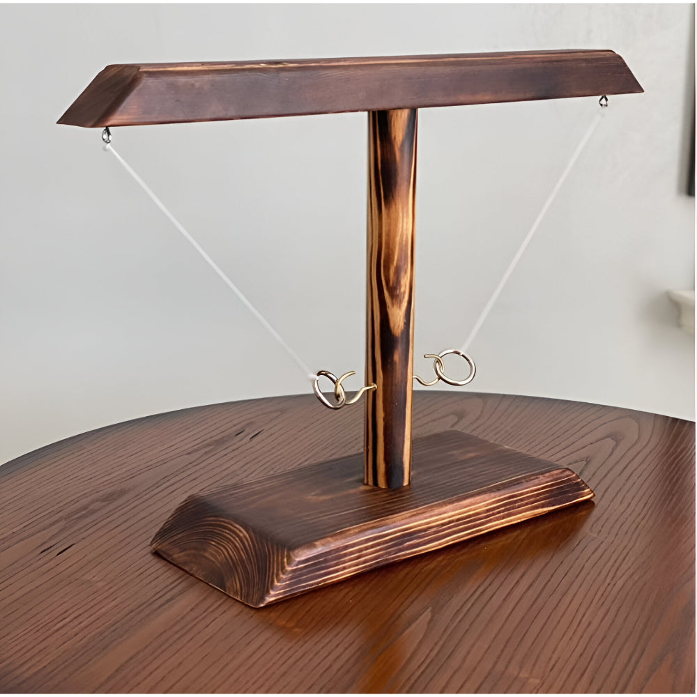 Gioco Anelli Legno Famiglia Interattivo Tavolo
