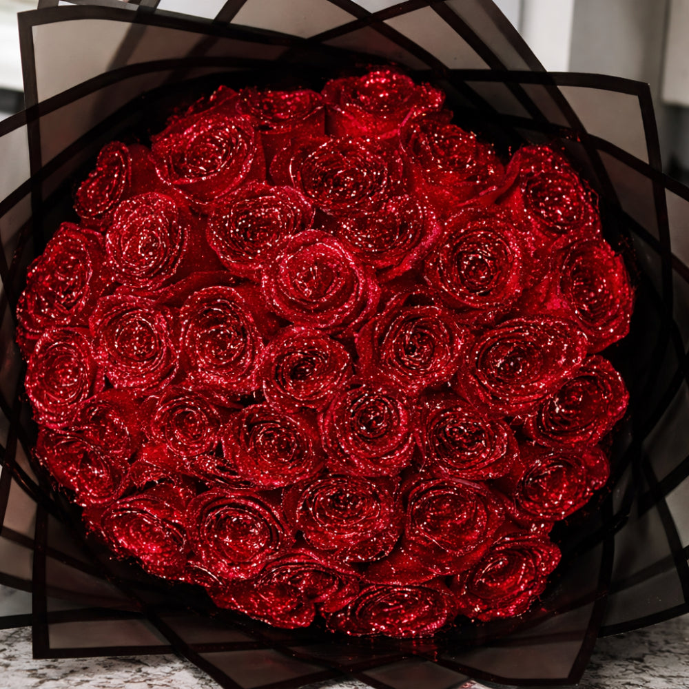 Rose artificiali decorative bouquet regalo composizione floreale